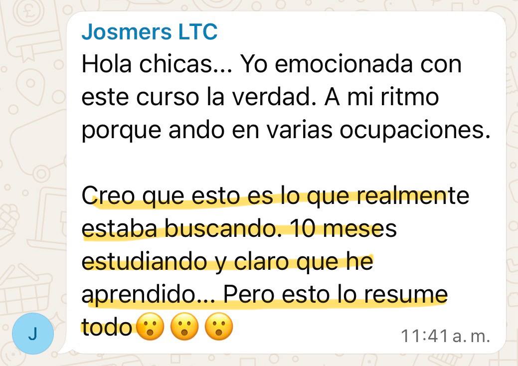 Testimonio de Josmers, estudiante LTC